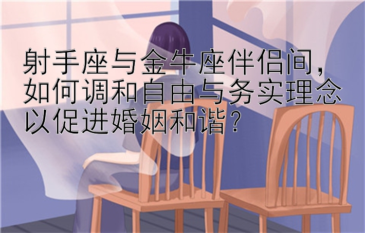 射手座与金牛座伴侣间，如何调和自由与务实理念以促进婚姻和谐？